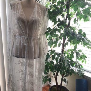 Windsor White Lace Cover Up/Robe - Unlined